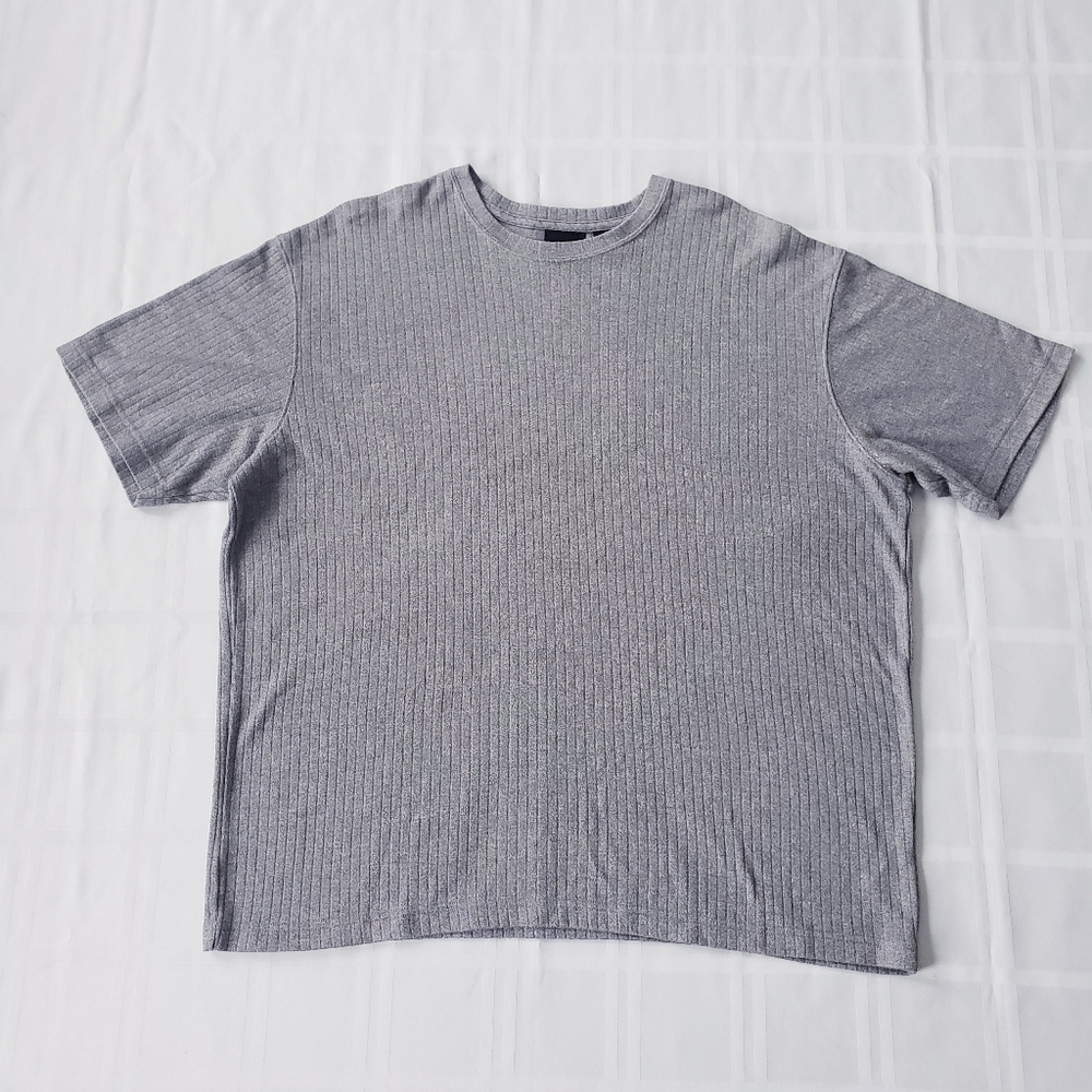 Extra Large J. FERRAR Men's Gray Dress Shirt